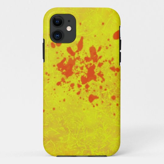gele telefoonbehuizing. Case-Mate iPhone case (Achterkant)