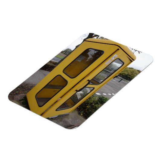 Gele telefooncel magneet (Linkerzijde)