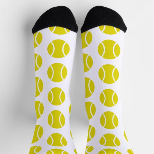 Gele Tennis Balls Pattern Socks Sokken (Top)