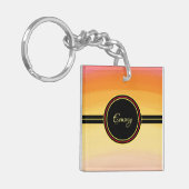 Gele tinten sleutelhanger (Voorkant Links)