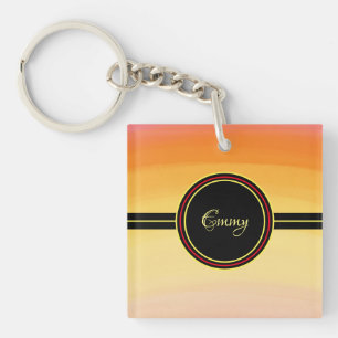 Gele tinten sleutelhanger