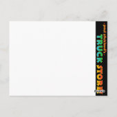 Gele tractor briefkaart (Achterkant)