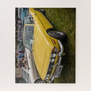 Gele Triumph Stag-sportwagen Legpuzzel