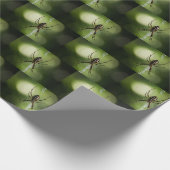 Gele tuinspin cadeaupapier (Hoek)