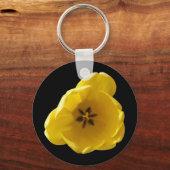 Gele Tulip-Sleutelhanger Sleutelhanger (Voorkant)