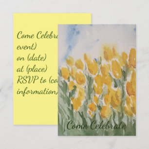 Gele Tulp Kaart
