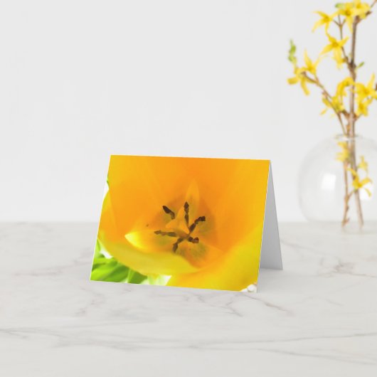 Gele Tulp Kaart (Gele Bloem)