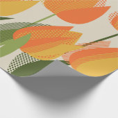 Gele tulpbloem cadeaupapier (Hoek)