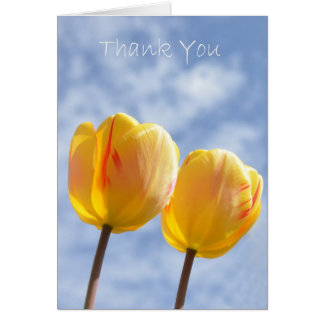 Gele Tulpen aan de hemel