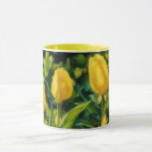 Gele Tulpen Bloem Bloemen Art Mok Cup (Midden)