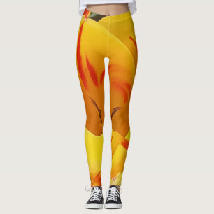 Gele Tulpen-Leggings Leggings