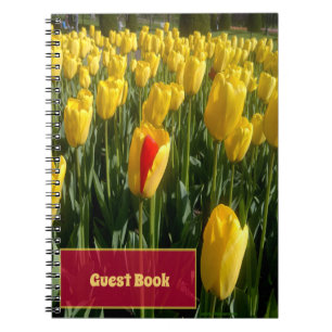 Gele tulpen notitieboek