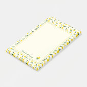 Gele tulpen post-it® notes (Schuin)