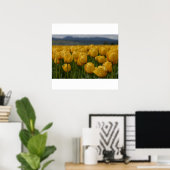 Gele tulpen poster (Thuiskantoor)