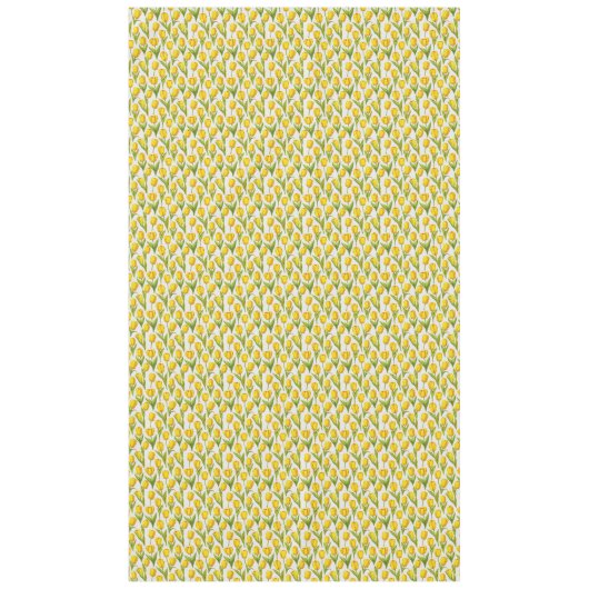 Gele tulpen tafelkleed (Voorkant)