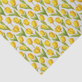 Gele tulpen tissuepapier (Detail)