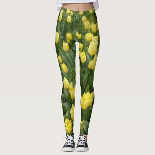 Gele Tulps Field Legging (Voorkant)