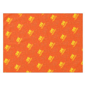 GELE TYPOGRAFIE 50e verjaardag Tafelkleed (Voorkant (Horizontaal))