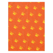 GELE TYPOGRAFIE 50e verjaardag Tafelkleed (Voorkant)