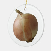 Gele uien keramisch ornament (Links)