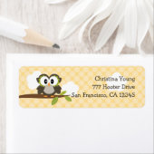 Gele Uil retour Adres Labels Aangepast (Insitu)