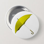 Gele Umbrella Hong Kong Pro-Democracy Movement Ronde Button 7,6 Cm (Voorkant /achterkant)