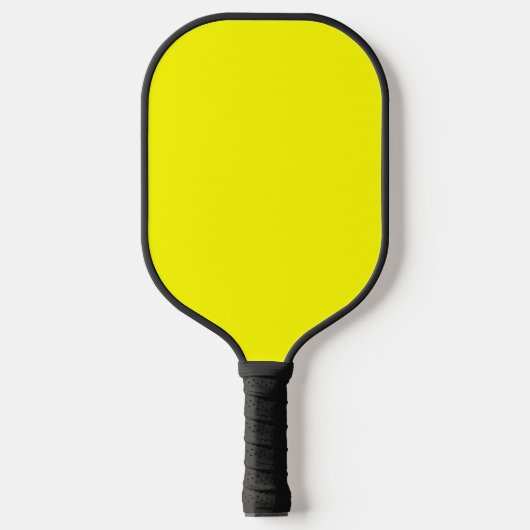Gele vaste kleur pickleball paddle (Voorkant)