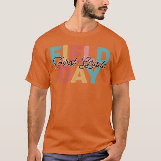 Gele velddag 1e leraar basisonderwijs ki t-shirt