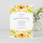 gele velden floral gender onthulling (Staand voorkant)