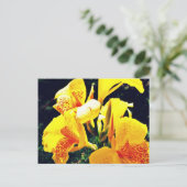 Gele ventiel briefkaart (Staand voorkant)