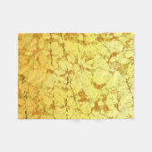 Gele ventiel fleece deken (Voorkant (Horizontaal))