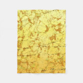 Gele ventiel fleece deken (Voorkant)