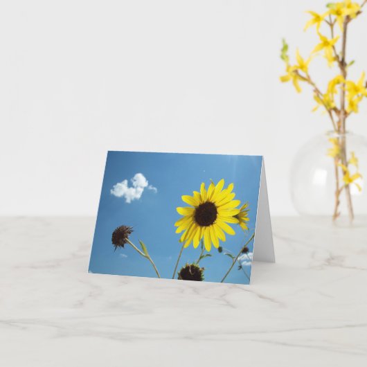 Gele ventiel kaart (Gele Bloem)