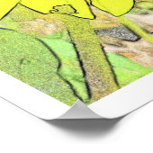 Gele ventiel poster (Hoek)