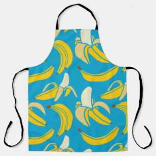 gele verse vruchten tropische banaan naadloos patr schort