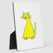 Gele vetkat fotoplaat (Zijkant)