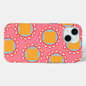 Gele vierkant  Case-Mate iPhone case (Achterkant (horizontaal))