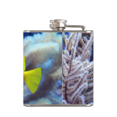 Gele vis heupfles (Achterkant)