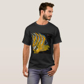 Gele vis t-shirt (Voorkant volledig)
