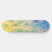 Gele vlammen skateboard (Horizontaal)