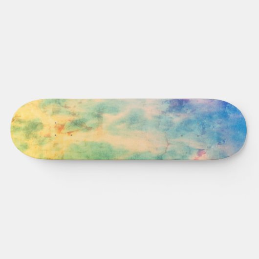 Gele vlammen skateboard (Horizontaal)