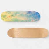 Gele vlammen skateboard (Horizontaal)