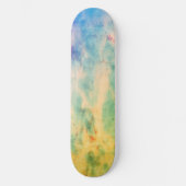 Gele vlammen skateboard (Voorkant)