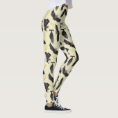 gele vleermuizen leggings (Rechts)