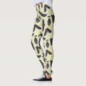 gele vleermuizen leggings (Links)
