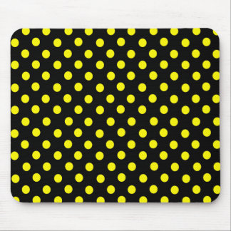 gele vlek polka dot mousepad muismat