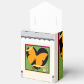 Gele Vlinder Favor Doos Bedankdoosjes (Open)