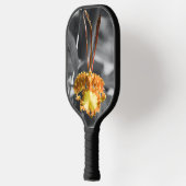 Gele vlinder orchidee bloem pickleball paddle (Links)