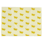 Gele vlinder Vliegende brimstone Groot Cadeauzakje (Achterkant)