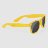 Gele Vlinders Plastic Zonnebril (Rechts)